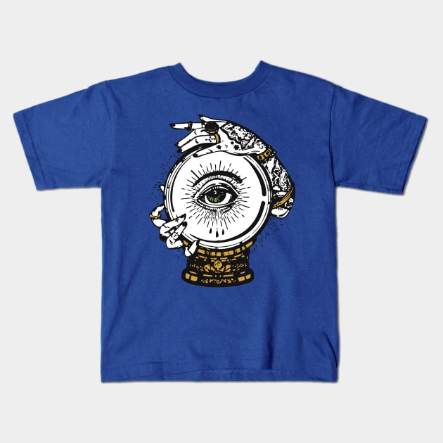 Fortune Teller Divination | Color Kids T-Shirt by jverdi28